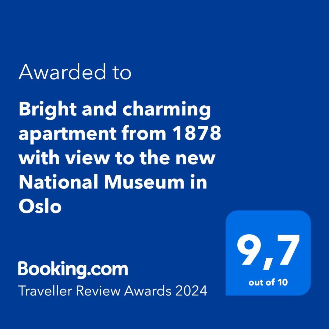 Bright And Charming Apartment From 1878 With View To The New National Museum In Oslo Exteriér fotografie